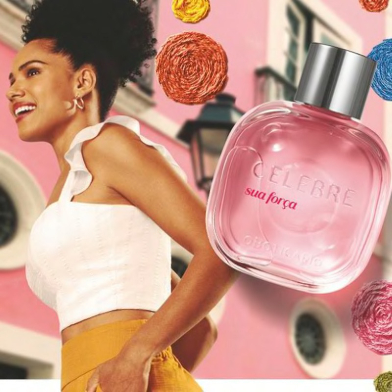 Perfume Célebre sua força Boticario | Shopee Brasil