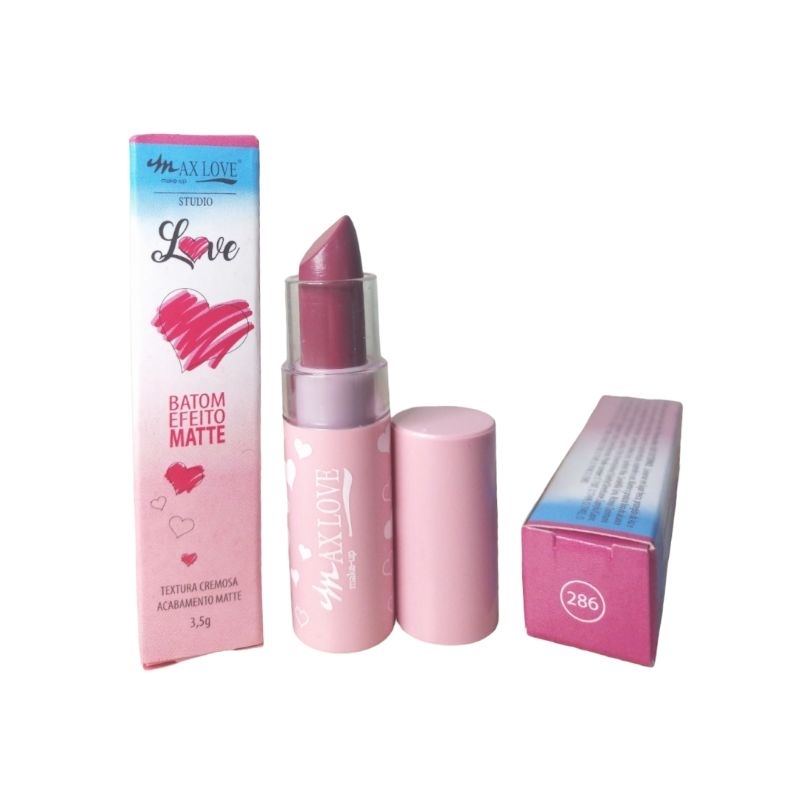 Batom Love Max Love Efeito Matte Com Textura Cremosa Shopee Brasil