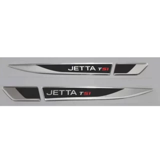 Par De Aplique Lateral Adesivo Resinado Jetta Tsi