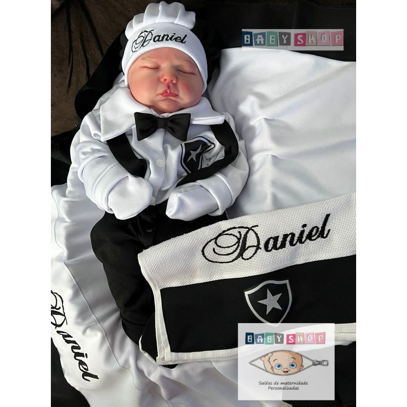 Saída maternidade Baby Shop Botafogo time dos sonhos🖤🤍😎😎