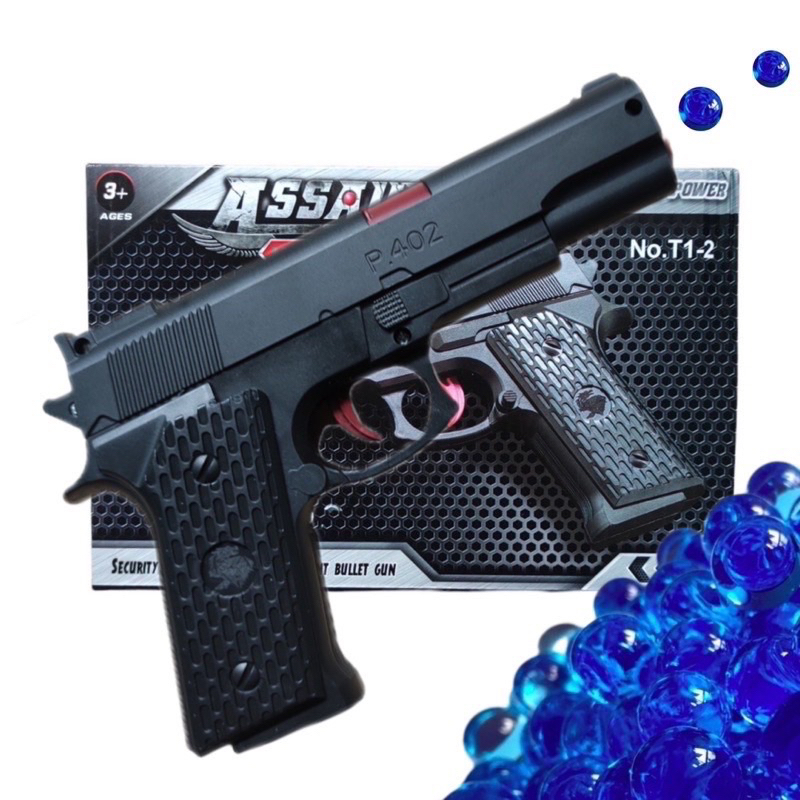 Brinquedo Pistola Airsoft de Gel + 800 Bolinha Gel Brinquedo