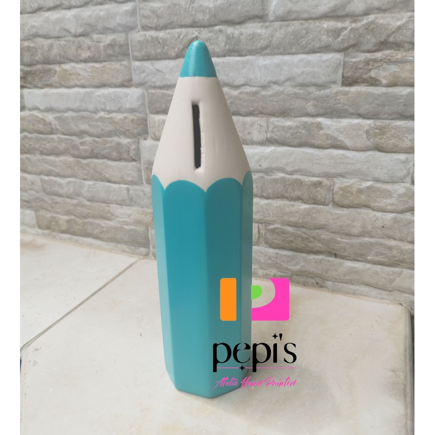 Cofre Cofrinho Lápis Cerâmica Economia e Decoração Infantil