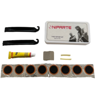 Kit NIPARTE Reparo Remendo Para Câmara Pneu Bike Bicicleta C/Espátulas - produto NP-1931