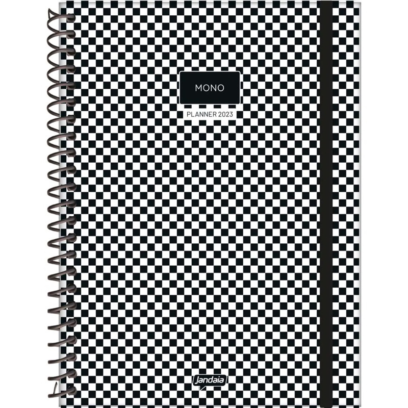 Agenda planner Espiral 2023 Mono Jandaia Shopee Brasil