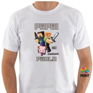 Camiseta Roblox Personalizada com NOME - Festa de Aniversário Infantil  #Zlprint