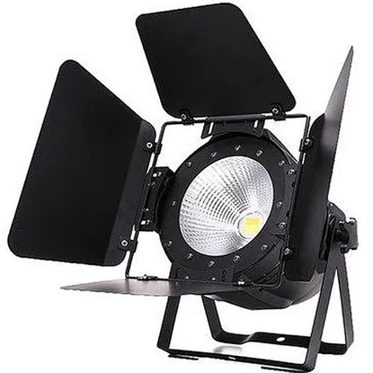 Par Led Cob 200w Branco Quente E Frio Dmx Com Bandoor