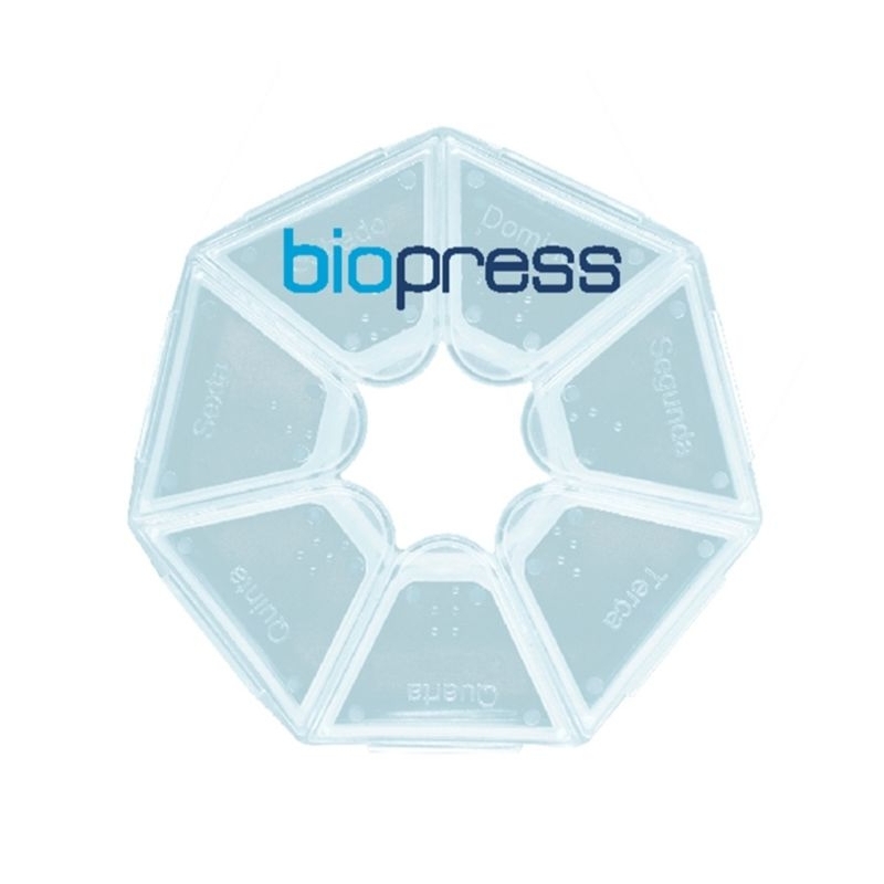 Porta Comprimido Biopress 7 Dias Da Semana 1 Unidade | Shopee Brasil