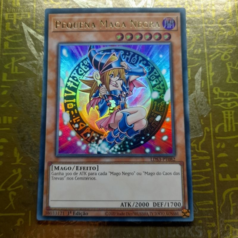 Pequena Maga Negra Ultra Raro Foil Original Yu Gi Oh Yugioh Shopee Brasil