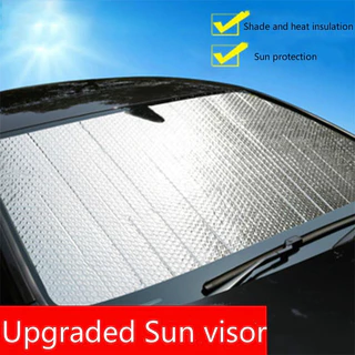 Viseira de sol do carro filme de alumínio com isolamento térmico protetor quebra-sol (M23-A) em Oferta na Shopee