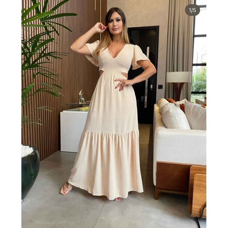 Vestido Longo | Shopee Brasil