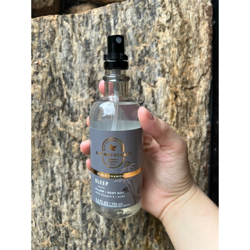 Bath & Body Works Aromatherapy Black Chamomile Pillow and Body Mist 156ml Shopee Brasil