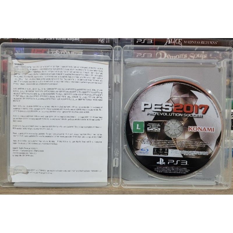 PES 17, Jogo original para ps3 mídia física | Shopee Brasil