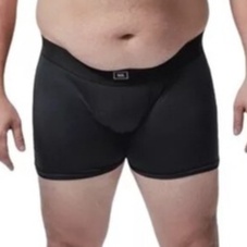 KIT 5 Cueca Box Boxer Masculina Plus Size Adulto em Microfibra - Cueca Box XGG - Cueca Boxer Grande