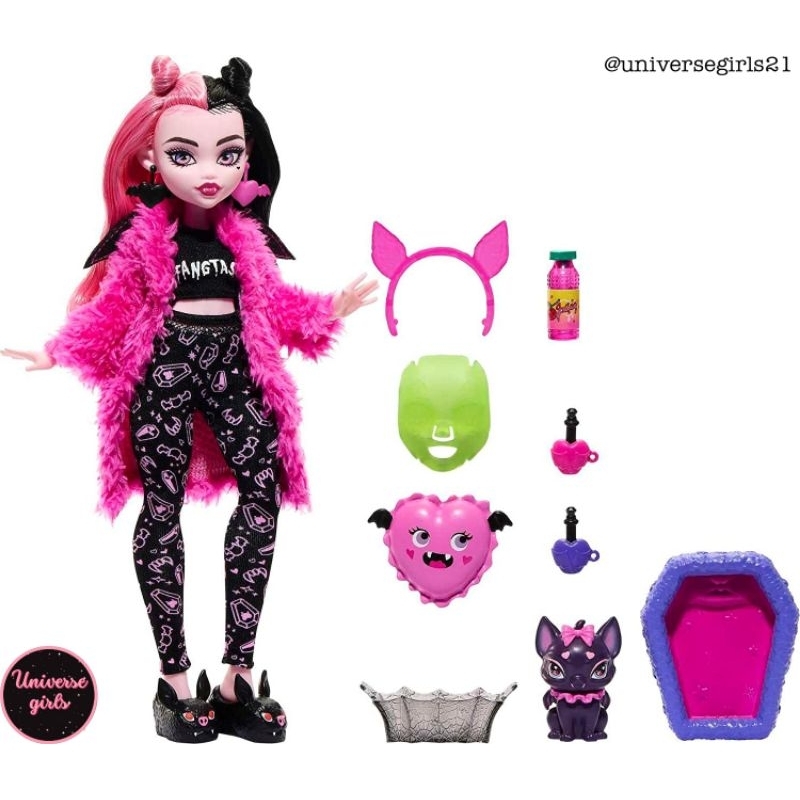 Boneca Monster High Draculaura Vampira 26 Cm - Mattel Hky74