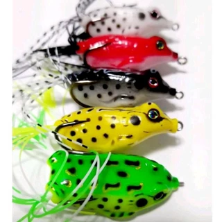 kit Isca Artificial Sapo Frog Anti Enrosco Para Traira 5 unidades Envio Imediato.