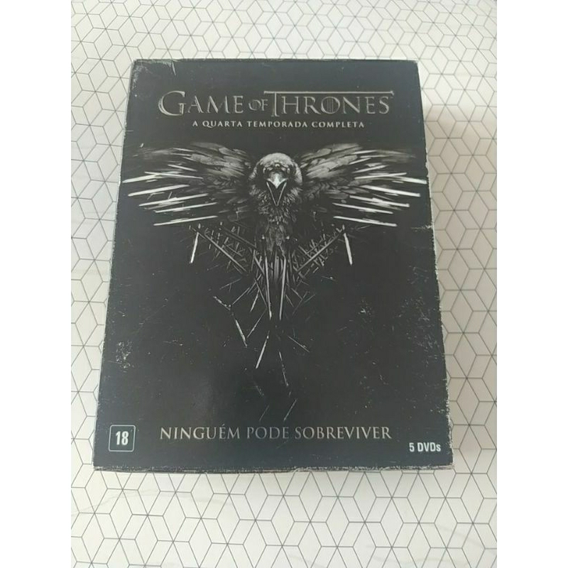 Box original Digipack Game of thrones 4ª quarta temporada | Shopee Brasil