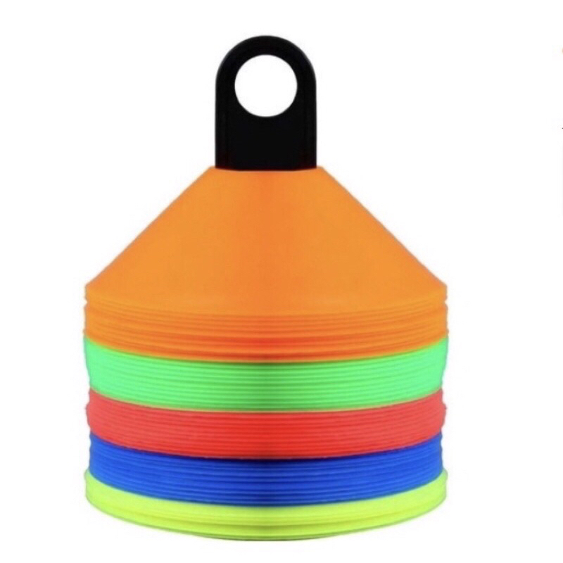 Kit 30 Tartarugas Chapéu Chinês Cone Exercício Futebol Demarcação