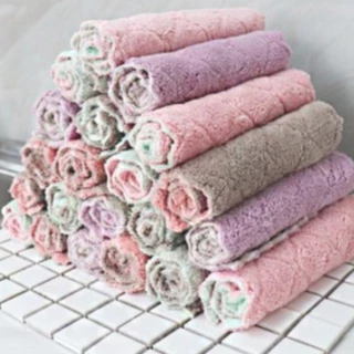 10 Peça Pano De Limpeza 25x15CM, Pano Super Absorvente Microfibra Para Limpar De Cozinha