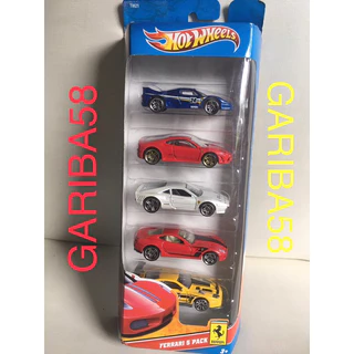 HOT WHEELS FERRARI 2011 5-PACK F50 430 SCUDERIA 388 GTO 599 GTB 575 GTC GARIBA58