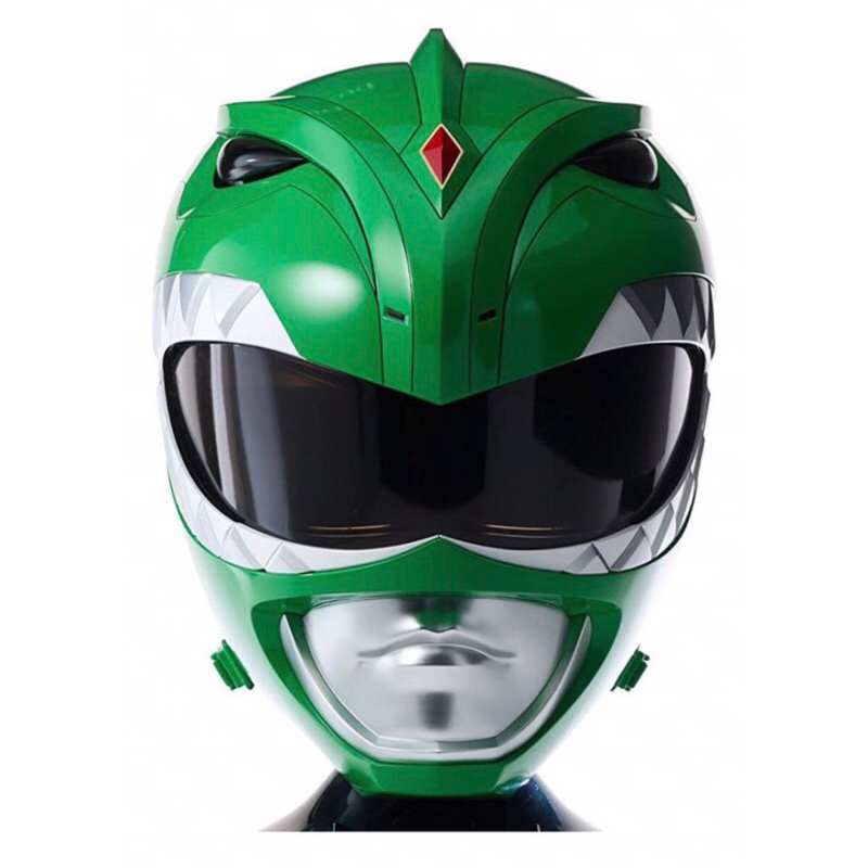 capacete para cosplay ranger verde