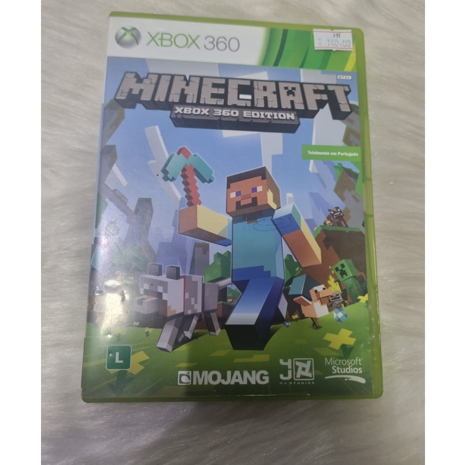 Minecraft Original Xbox 360 Midia Fisica Perfeito estado NTSC | Shopee ...