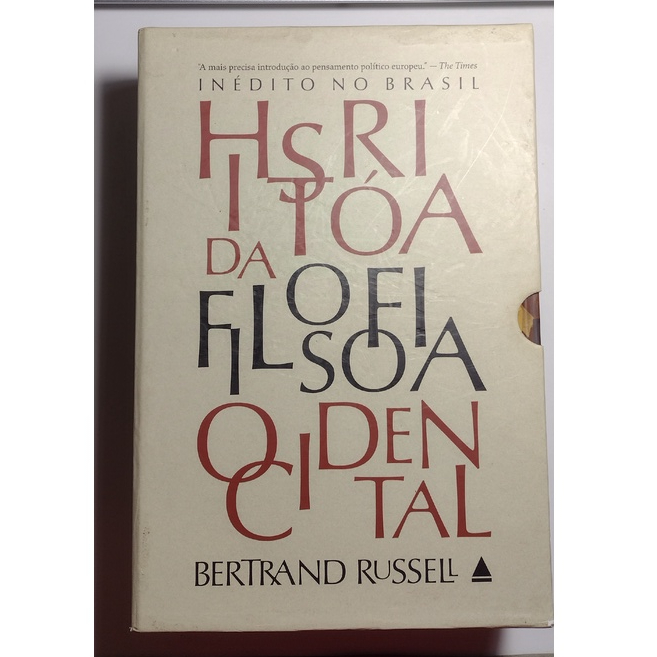 Livro Bertrand Russell Coleção História da Filosofia Ocidental 3 ...