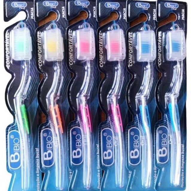 ESCOVA DE DENTE ADULTO 12UN MACIA E DURA