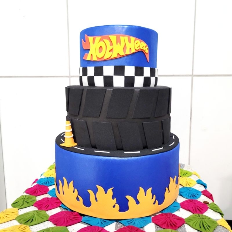 Topper para Bolo Festa Hot Wheels - 4 Unidades - Festcolor - Rizzo - Loja  de Confeitaria