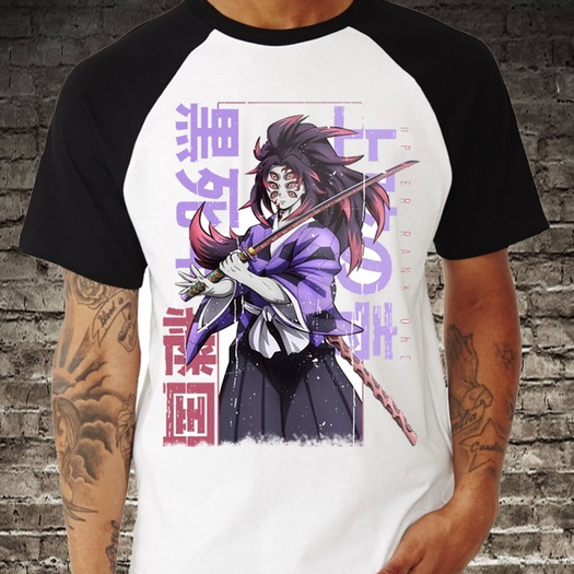 Camisa Camiseta Kokushibo Oni Kimetsu No Yaiba 3