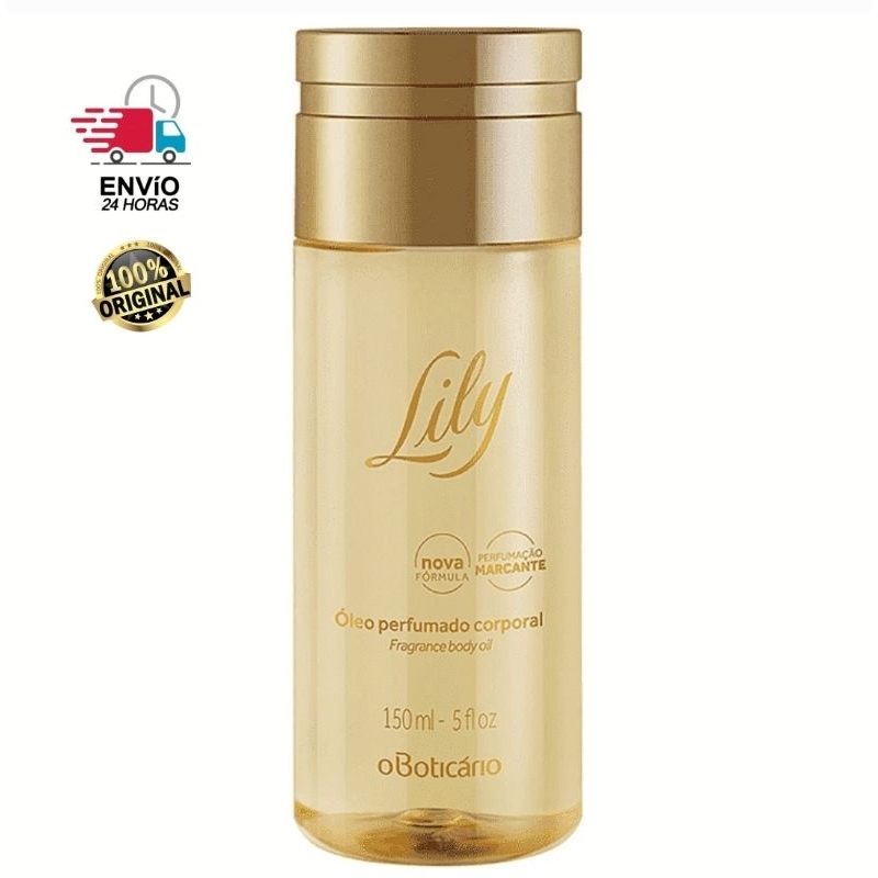 Óleo Perfumado Desodorante Corporal Lily 150ml | Shopee Brasil