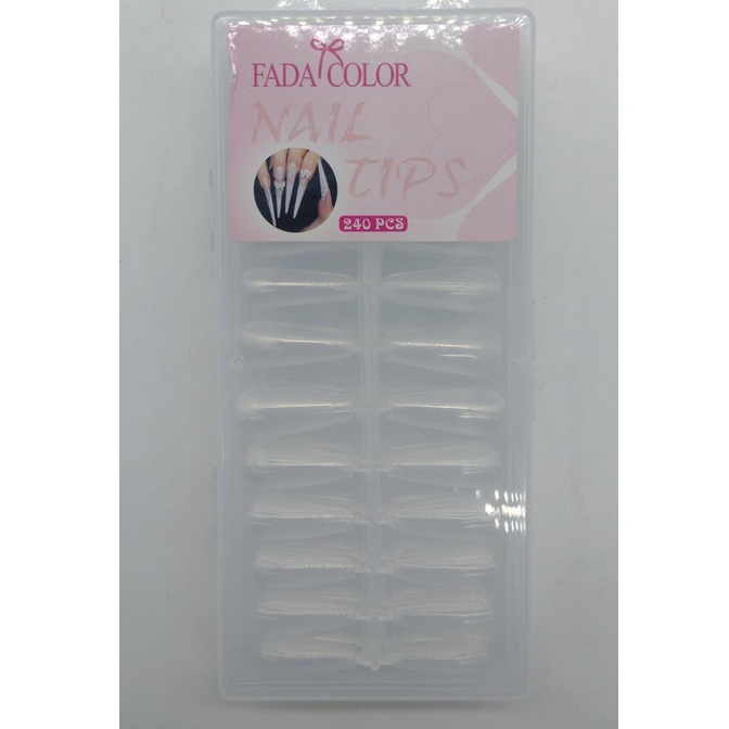 Unhas Fada Color Nail 240 PCS | Shopee Brasil