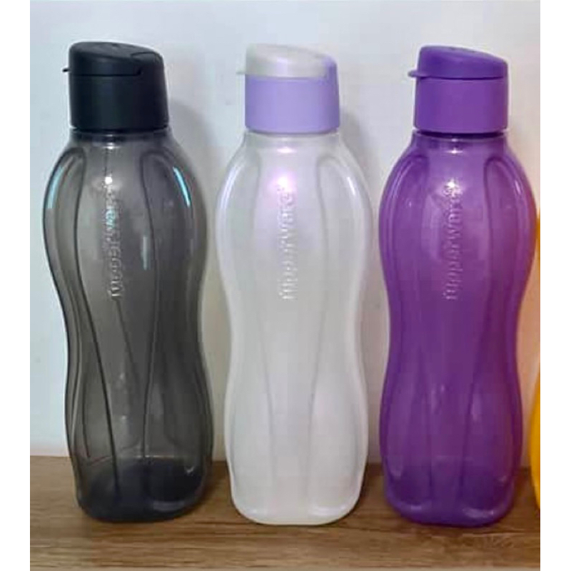 Garrafa Eco Tupper Plus 1 Litro Roxo Gliter, Preta Ou Sereia FurtaCor Tupperware Shopee Brasil