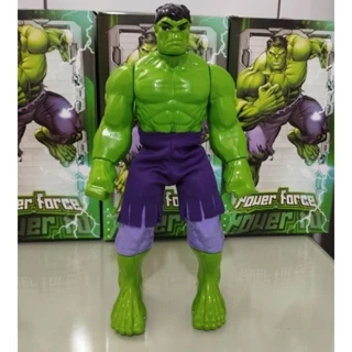Boneco Hulk Grande - Incrivel Força - Grande - 30cm - Herois em Oferta na Shopee