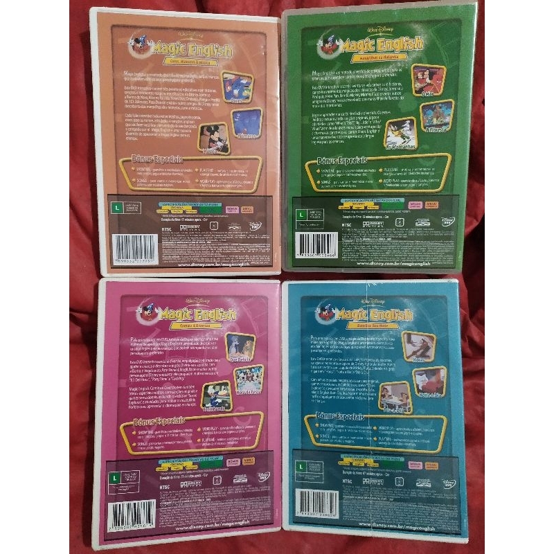 dvd kit magic english Disney volumes 1 ao 4 | Shopee Brasil