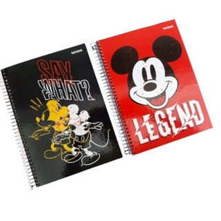 Caderno Espiral Capa Dura 10 Materias Mickey 160fls Disney