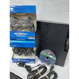 PS3 SLIM PLAY 3 - 120 gb ORIGINAL+ 3 JOGOS + 2 CONTROLES NOVOS ENVIO FILMADO E FOTOGRAFADO