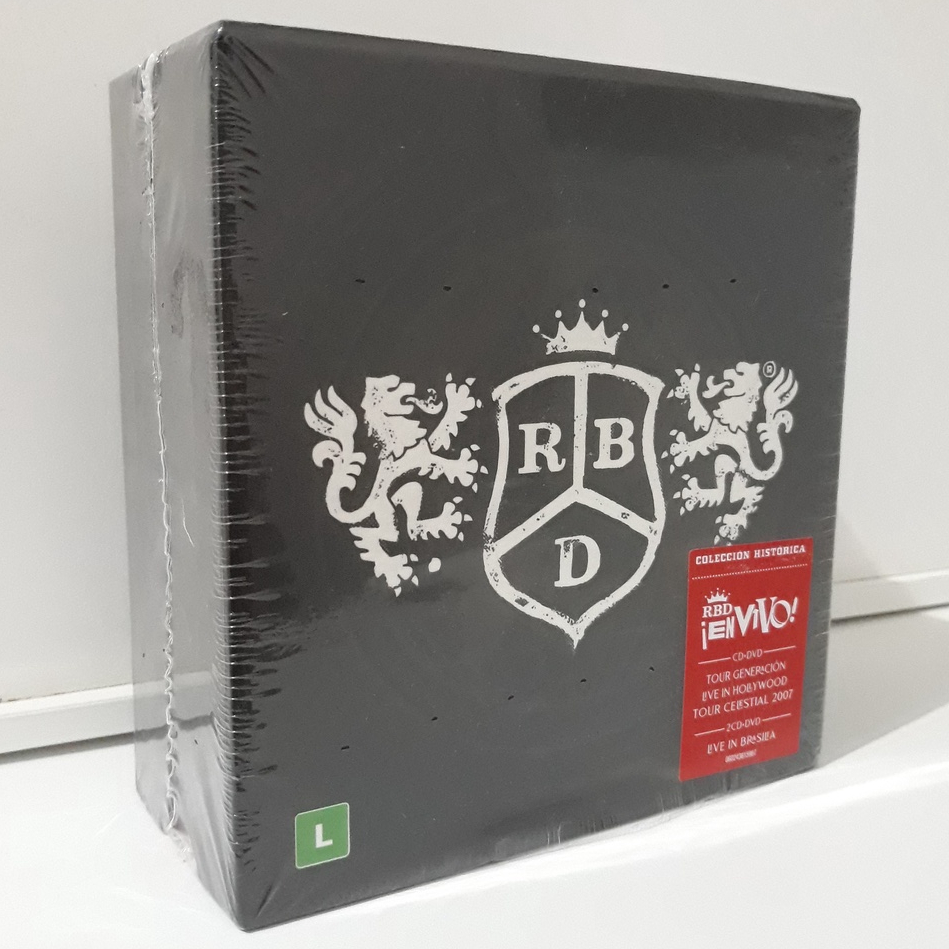 BOX RBD EN VIVO VAZIO SEM OS CDS | Shopee Brasil