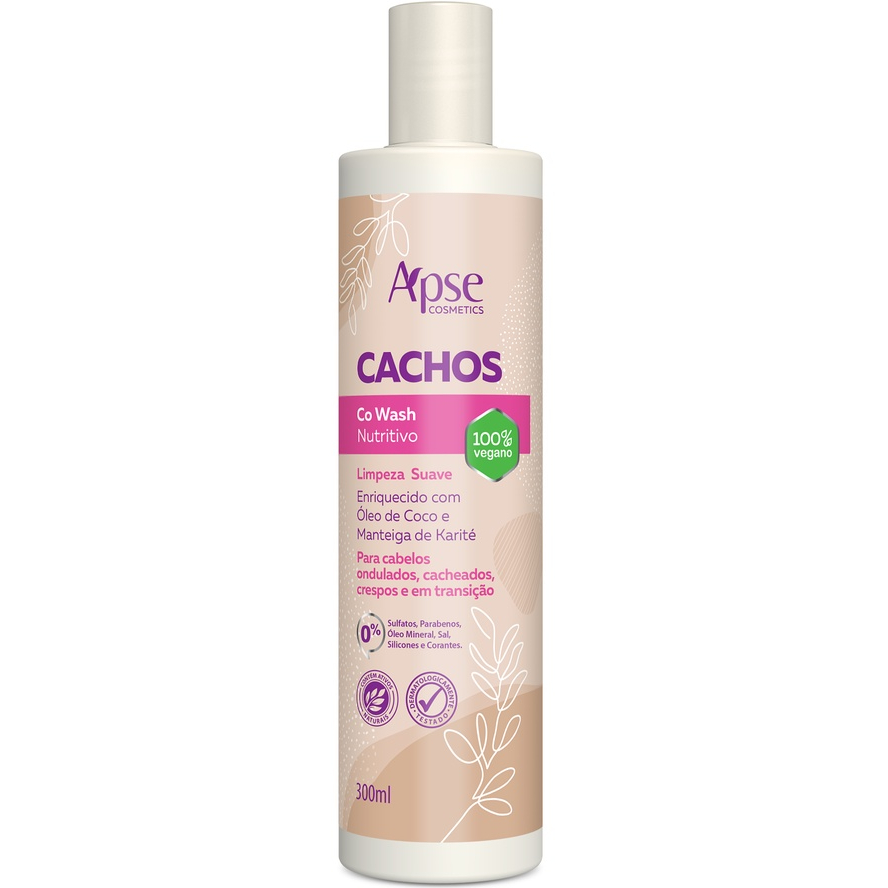 Shampoo Co Wash Apse Cachos Nutritivo 300ml Shopee Brasil
