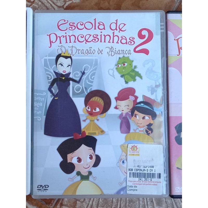 Kit 3 DVDs Escola de Princesinhas (Usado)