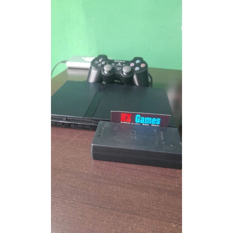 Playstation 2 slim Desbloqueado + 1 controle/3 meses de garantia