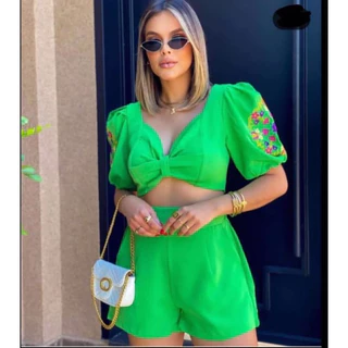 Conjunto Bordado Feminino