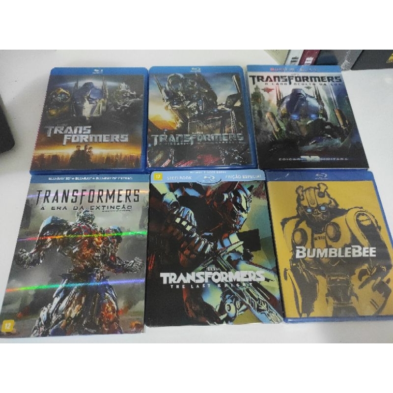 Blu-ray - Transformers - Coleção com 4 Filmes