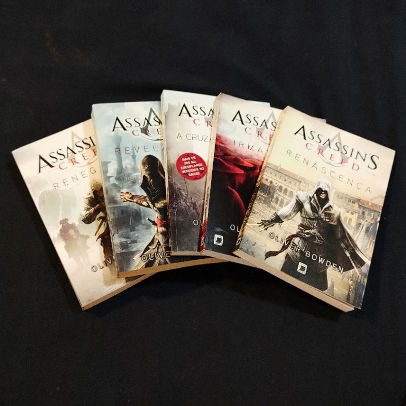 5 Livros Assassin's Creed - Oliver Bowden (Usado) | Shopee Brasil
