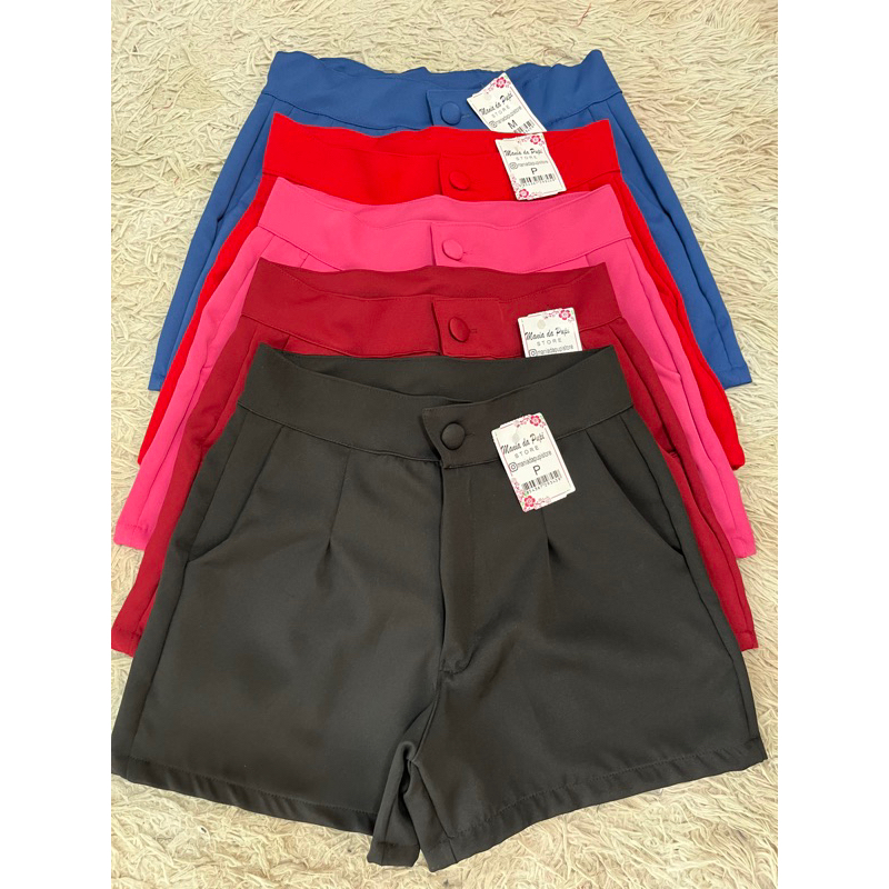 Shorts De Alfaiataria Shorts Feminino De Alfaiataria Shopee Brasil