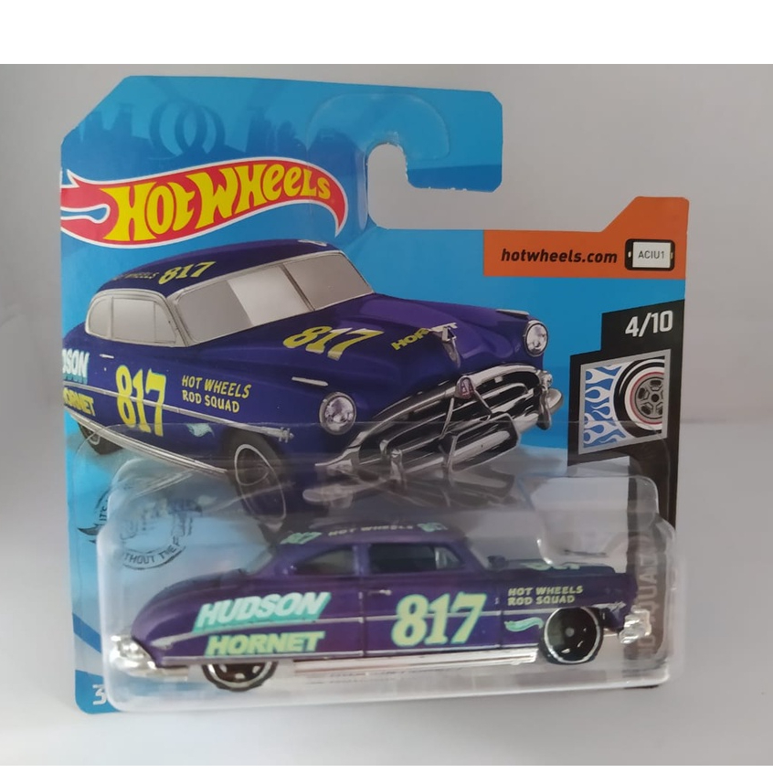 Hot Wheels Zamac '52 Hudson Hornet 140/250 Rod Squad - Silver 1/64 Die-Cast Collector Car - View #3