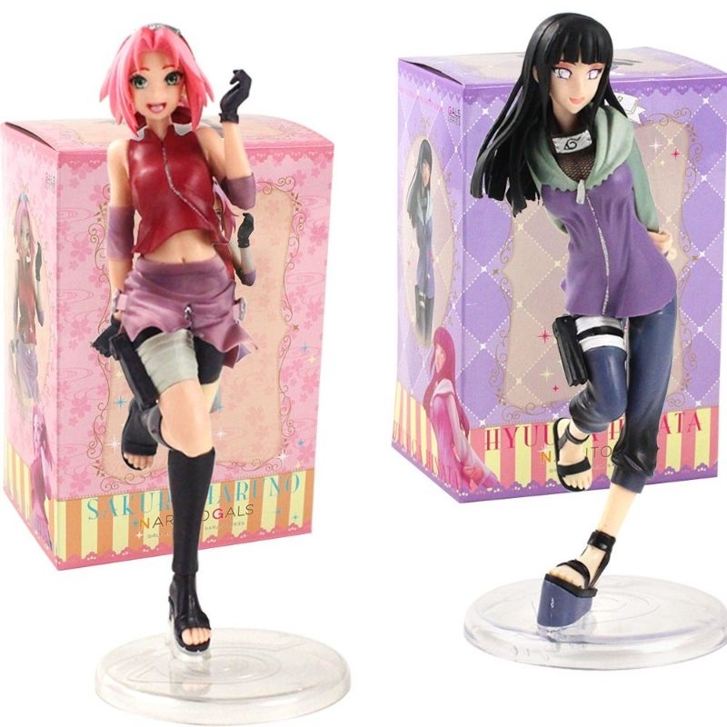 action figure hinata Sakura naruto 22cm Shopee Brasil