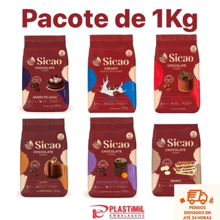 Chocolate Nobre Gold SICAO Gotas 1,01 kg Escolha o sabor!