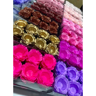 400 forminhas decorativas para doces finos - modelo floral