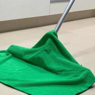 Kit 2 Panos de Chão Microfibra 50x60cm Anti Risco Limpar Cozinha Quarto Sala Banheiro Polimento Limpeza Profunda