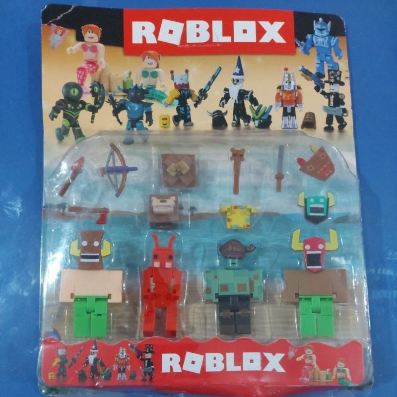 Kit 4 Bonecos Roblox The Usagi + Acessórios - 10cm em Promoção na